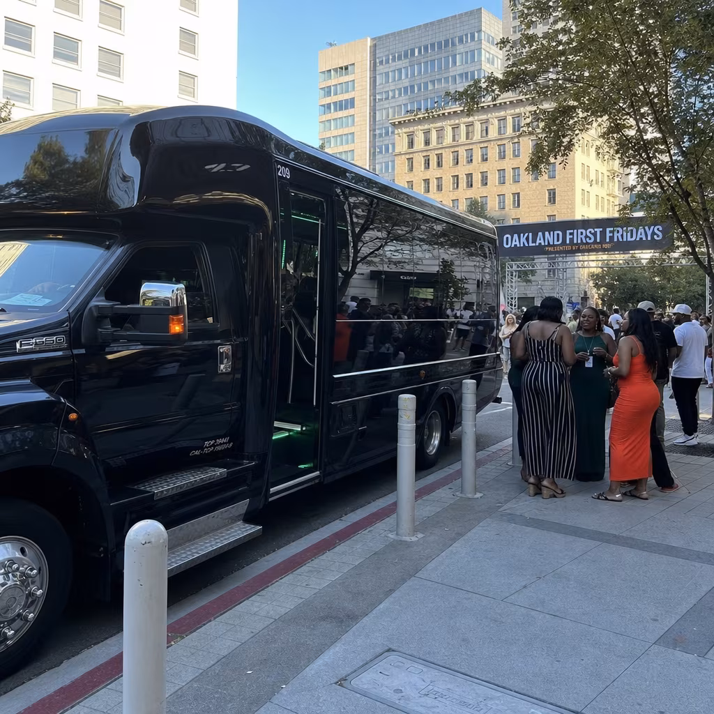 Rent a Bus to Oakland First Fridays