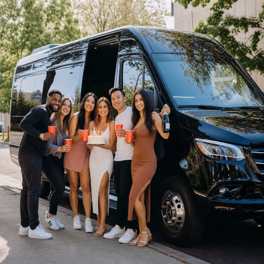 Birthday party bus