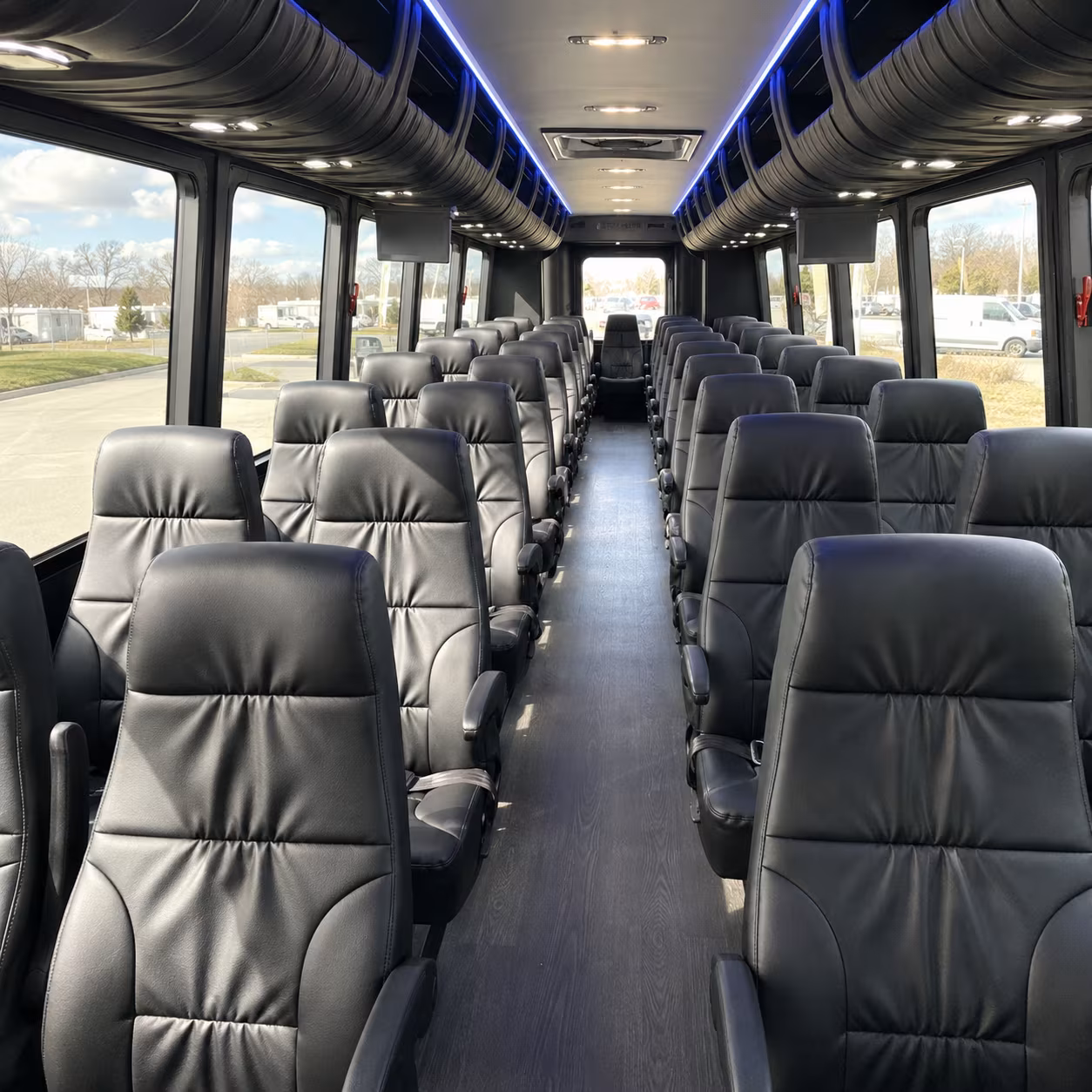 Oakland Airport Shuttle & Transportation party bus exterior
