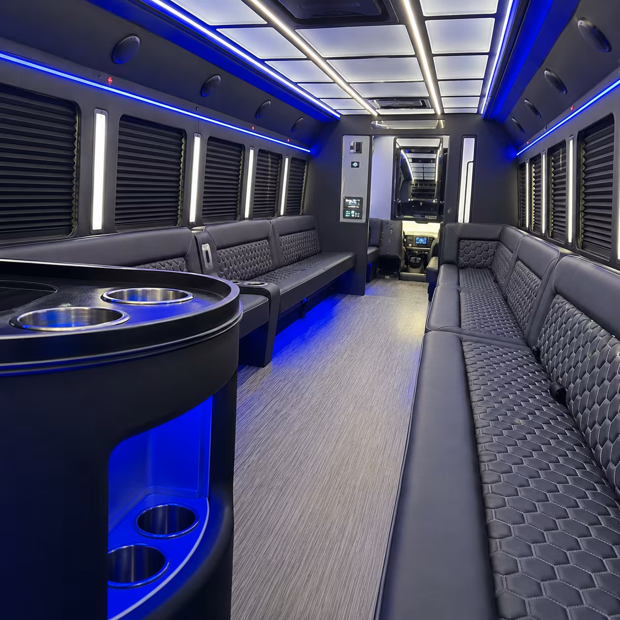 Oakland Bachelor & Bachelorette Transportation party bus exterior