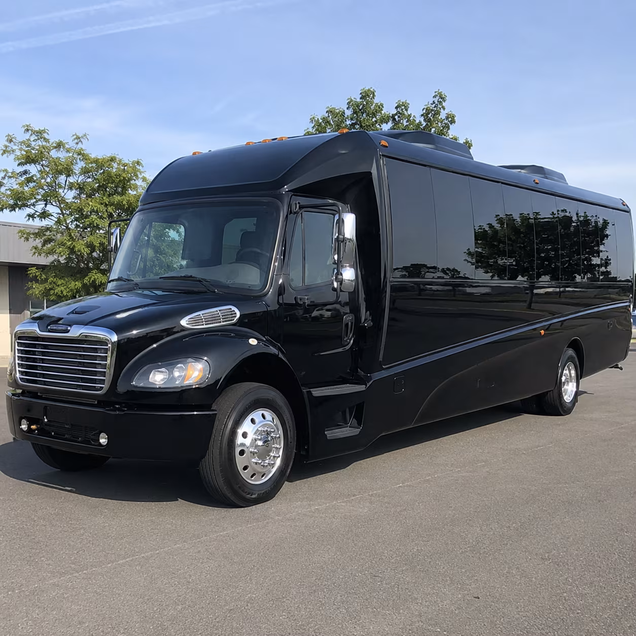 Oakland Corporate Transportation party bus exterior