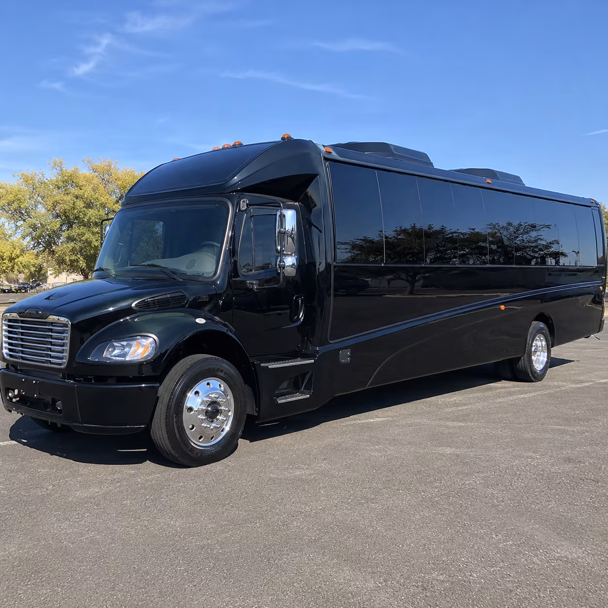 Oakland Corporate Transportation party bus exterior