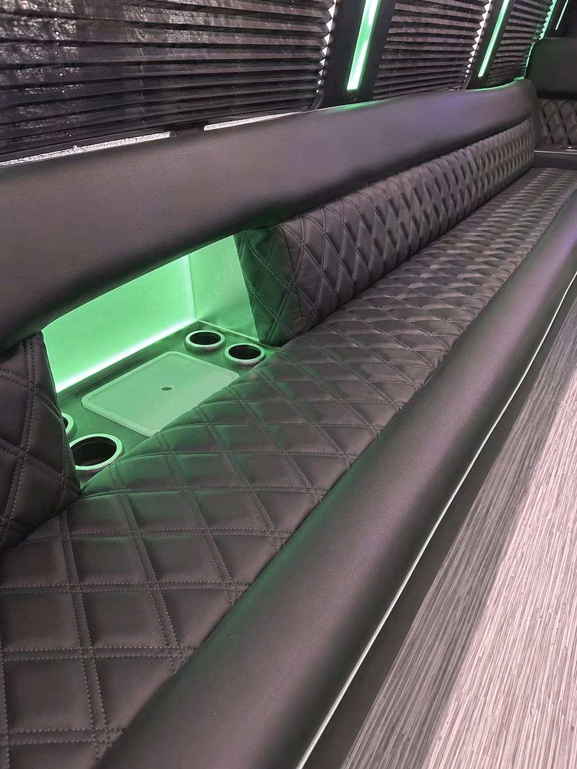 Oakland Prom & Homecoming Transportation onboard seating