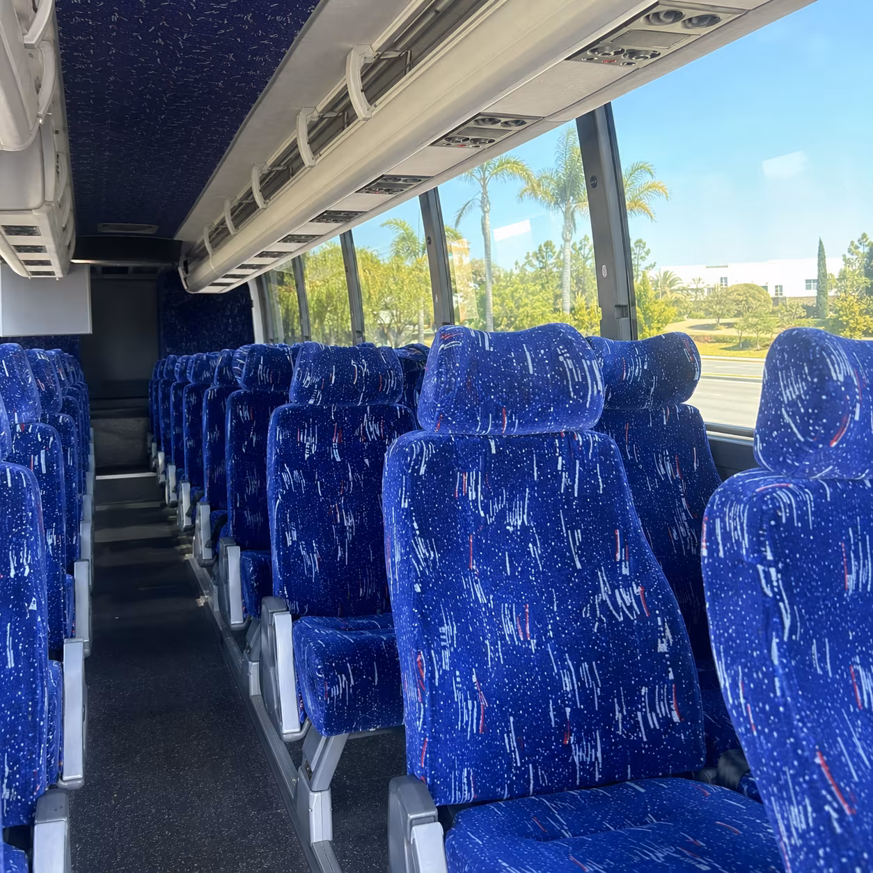 Oakland School Event Transportation party bus exterior