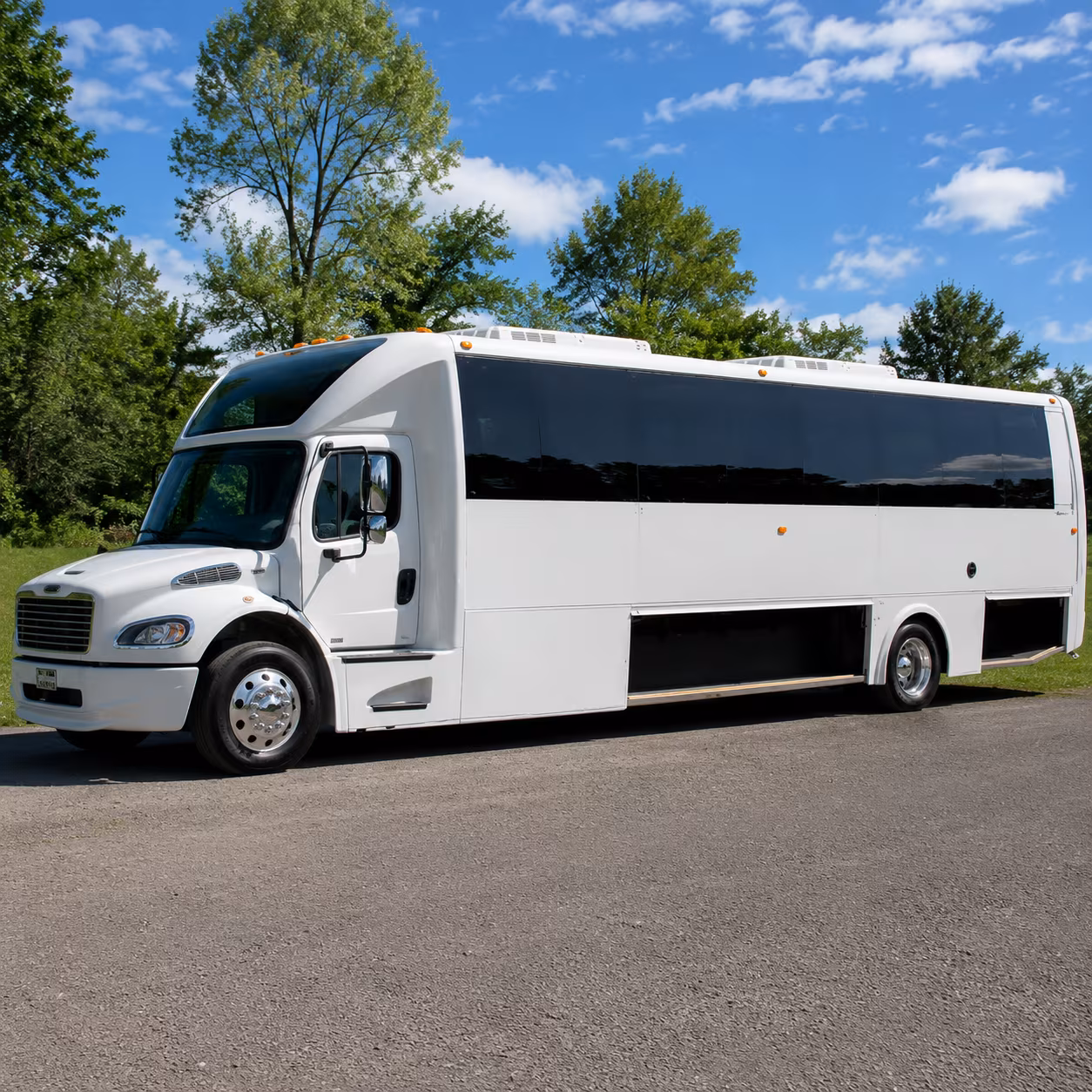 Oakland Sporting Event Transportation party bus interior