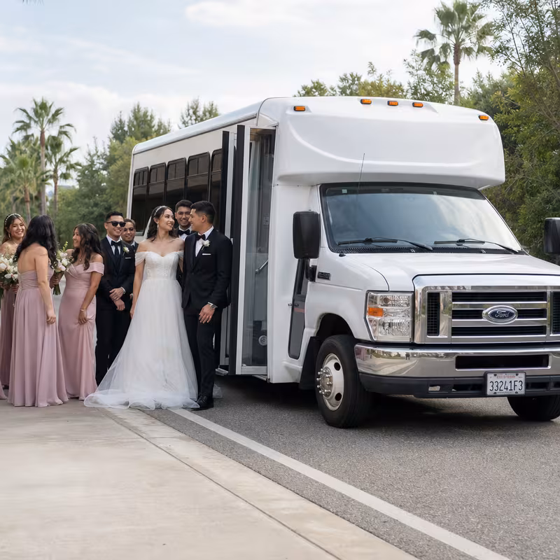 Oakland Wedding Transportation fleet vehicle