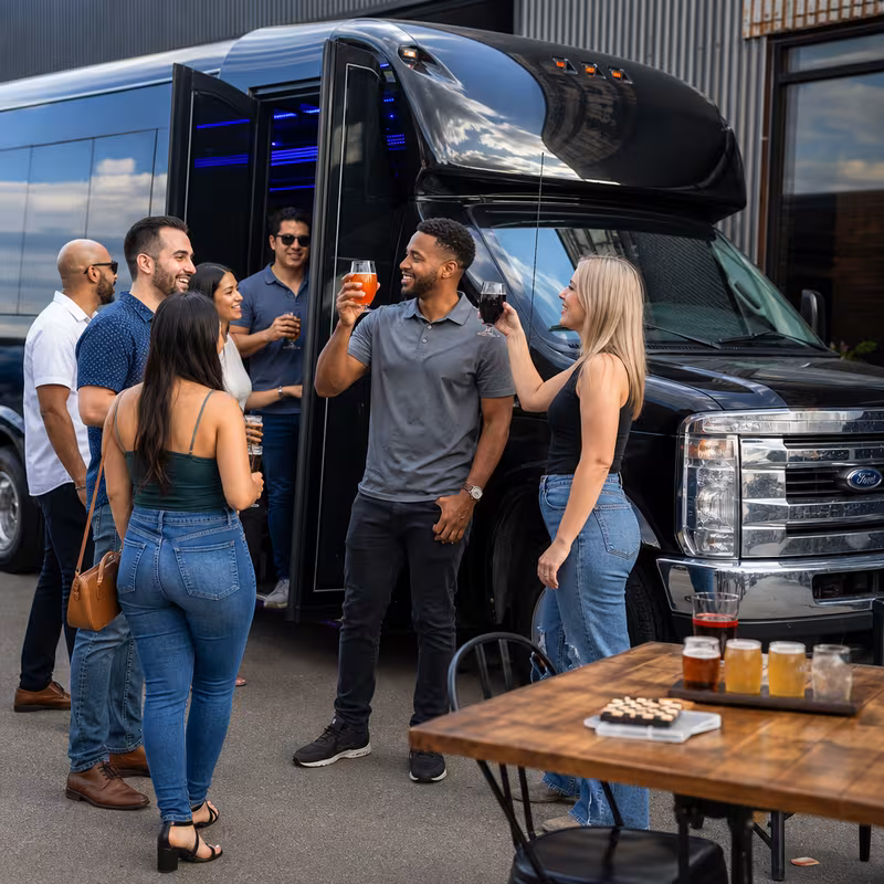 Oakland Winery & Brewery Tour Transportation fleet vehicle