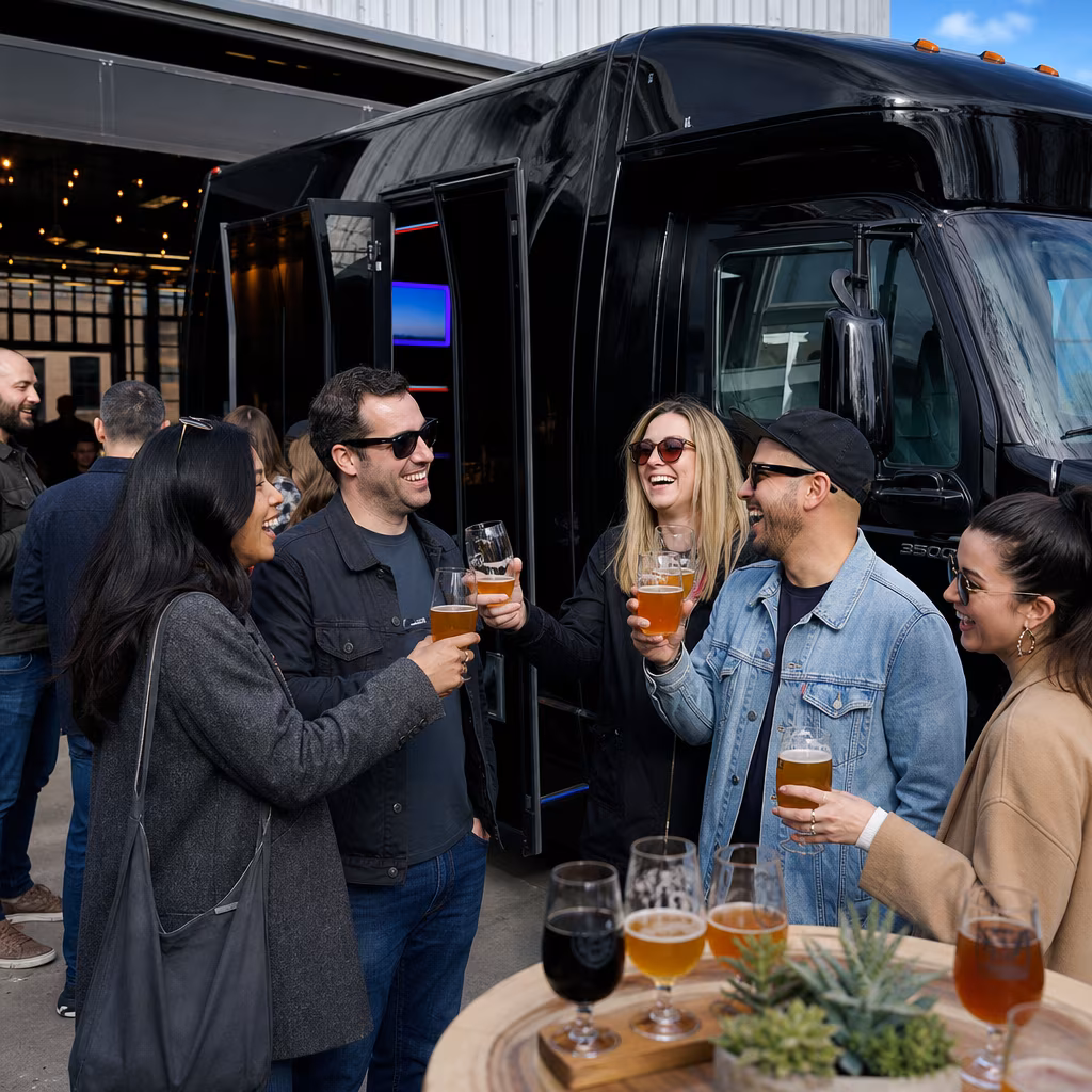 Oakland Winery Tour & Pub Crawl Transportation